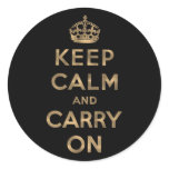 Keep Calm And Carry On stickers