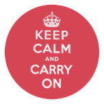 Keep Calm And Carry On stickers