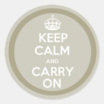 Keep Calm and Carry On Stickers