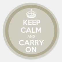 Keep Calm and Carry On Stickers