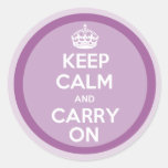 Keep Calm and Carry On Stickers
