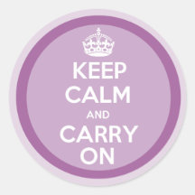 Keep Calm and Carry On Stickers