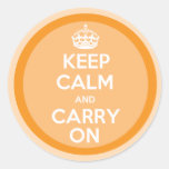 Keep Calm and Carry On Stickers
