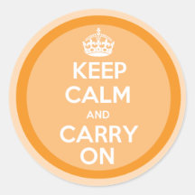 Keep Calm and Carry On Stickers