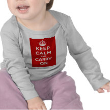 Keep Calm And Carry On Tee Shirt