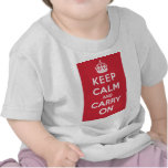 Keep Calm And Carry On t-shirts