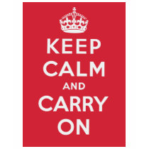 Keep Calm And Carry On T-shirt