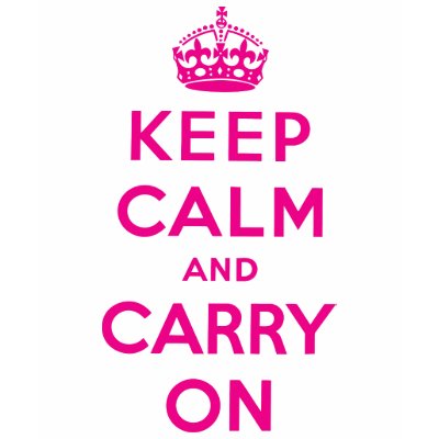 Keep Calm And Carry On T Shirt by vintage_poster