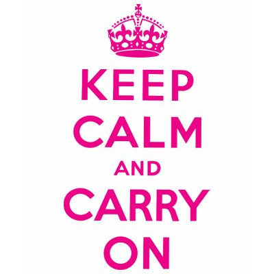Keep Calm And Carry On T Shirt by vintage_poster