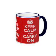 Keep Calm and Carry On ~ Vintage World War 2 Coffee Mugs