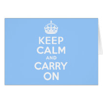 Keep Calm And Carry On. White. Best Price!