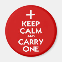 Keep Calm and Carry One Magnet