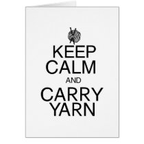 Keep Calm and Carry Yarn