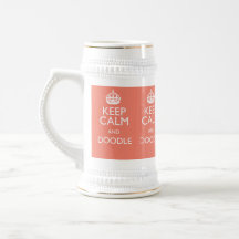 KEEP CALM AND DOODLE COFFEE MUGS