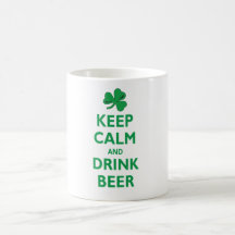 Keep Calm and Drink Beer Mugs