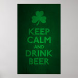 Keep Calm and Drink Beer Print