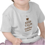 KEEP CALM AND DRINK CHAI t-shirts