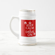 Keep Calm and Drive on (learner) (any colour) Coffee Mugs