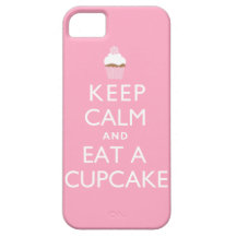 Keep Calm and Eat a Cupcake {pink} iPhone 5 Cases