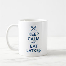 Keep Calm and Eat Latkes Mug