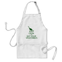 Keep Calm and Eat your Vegetables Apron