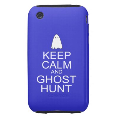 Keep Calm and Ghost Hunt (Parody) Tough Iphone 3 Cases