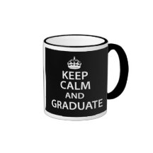 Keep Calm and Graduate Coffee Mugs
