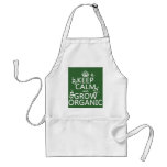 Keep Calm and Grow Organic (all colours) Aprons