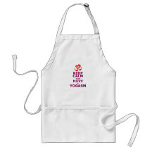 Keep calm and have a yoga sm aprons