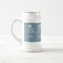 KEEP CALM AND JOG MUG