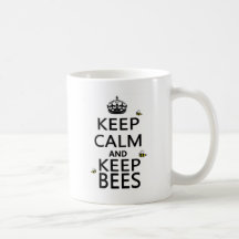 Keep Calm and Keep Bees Mug