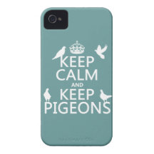 Keep Calm and Keep Pigeons - all colours Case-Mate iPhone 4 Case