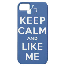 Keep Calm And Like Me Thumbs Up Carry On iPhone 5 Cover