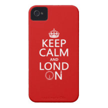 Keep Calm and London (Lond On) (any background) Case-Mate iPhone 4 Case