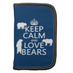 Keep Calm and Love Bears (in all colours) Planner