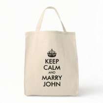 Keep Calm and Marry John Bag