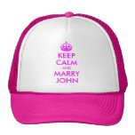 Keep Calm and Marry John Hat