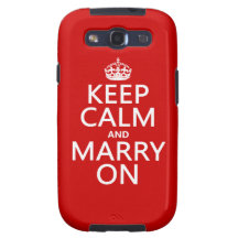 Keep Calm and Marry On (all colours) Samsung Galaxy SIII Case