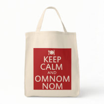 Keep Calm and Omnom Nom Tote Bag