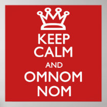 Keep Calm and Omnomnom Print