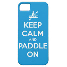keep calm and paddle on iPhone 5 cover