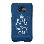 Keep Calm and Party On - all colours Samsung Galaxy SII Cases