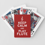 Keep Calm and Play Flute Deck Of Cards
