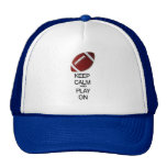 Keep calm and play football hats