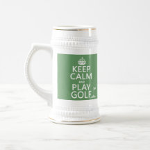 Keep Calm and Play Golf - all colours Coffee Mug