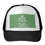 Keep Calm and Play Golf - all colours Trucker Hat