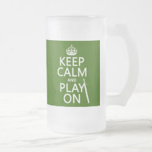 Keep Calm and Play On (Bassoon)(any color) Coffee Mugs