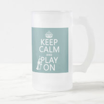 Keep Calm and Play On (cornet)(any color) Coffee Mug