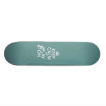 Keep Calm and Play On (cornet)(any color) Skate Board Deck