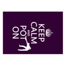 Keep Calm and Pot On (Snooker/Pool) Business Cards